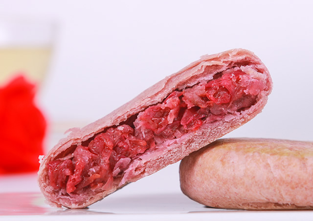 云南鲜花饼,清真鲜花饼,手工鲜花饼,伊可兰